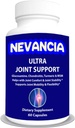 Ultra Joint Support - Glucosamine, Chondroitin, Turmeric, MSM, Boswellia, Bromelain, Methionine – Hilft bei Joint Comfort & Stability – Unterstützt gemeinsame Flexibilität & Mobilität - 60 Kapseln