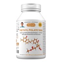 ANDREW LESSMAN Methyl Folate 1000mg - 240 Kapseln - 1000 mcg L-Methyl Folate, Potent Levels von essentiellem Vitamin B9. Unterstützt gesundes Herz, Gehirn, Immun und Schwangerschaft. Einfach zu Swallow Kapseln