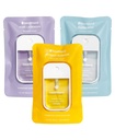 Touchland Power Mist Hydrating Hand Sanitizer Spray, BLOSSOM Trio Set (Lavender, Vanille, Regenwasser), 1 FL. OZ. Reisegröße (Set von 3)
