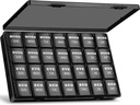XL Large Weekly Pill Organizer 4 Mal am Tag, 7-Tag Pillen Boxen und Organizer AM PM, Big Compartments Pill Case, Monatliche Medikamente Organizer 28 Tage Spender für Fischöle