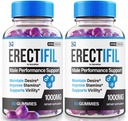 (2 Pack) Erectifil Gummies, Erectifil 1000 MG Gummies, All-Natural Formula Support for Men, Premium Male Supplement for Overall Health and Peak Performance, Erec tifil Gomitas Recensioni (120 Gummies)