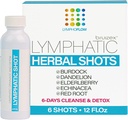 Lymphatic Drainage Shots, Drink Supplment für Full Body Lymphatic Cleanse & Detox, Unterstützung Lymphedema, Lipedema, & Liposuction Recovery, Post Massage & Manual Drainage, 12 Oz Jeder (6-Pack)
