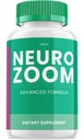 Neuro Zoom Brain Boost Supplement, Neuro Zoom Advanced Memory Support Formula, Neuro Zoom Pills Nootropic, um Brain Fog, Neuro Zoom to Boost Memory, NeuroZoom Bewertungen (60 Kapseln)