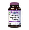 BlueBonnet Calcium Magnesium 1:1 Ratio Vegetarische Kapseln, 180 Count, Weiß