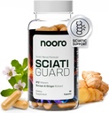 nooro SciatiGuard Sciatica Supplement – Sciatic Nerve Kapseln mit Vitaminen B1, B6, B12, Magnesium, Ingwer, Alpha Lipoic Acid – Unterstützung für Back Comfort – 60 Kapseln