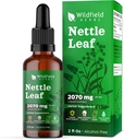 Stinging Nettle Leaf Extract Drops 2000mg (Urtica dioica L.) Kräuterergänzung absorbiert besser als Kapseln,1 Monat Versorgung, 84 Servierungen, Alkoholfreie Tincture - 2 Oz, Paket von 1