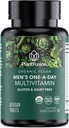 PlantFusion Organic Multivitamin für Herren - Eine tägliche Ganze Lebensmittelmischung Men's Multivitamin - Vegan, Non-GMO, Gluten Free & Dairy Free - 60 Tabletten (2 Monate Versorgung)