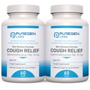 P Puregen Labs Hustenentlastung für Erwachsene Dextromethorphan HBr 15mg (120 Softgels) 8-Hour, nicht-Drowsy, Long-Lasting Bronchial Suppressant |Ages 12+ | Vergleich zu Robafen und Robitussin 2Pack