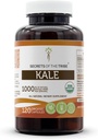Secrets of the Tribe Kale USDA Organic Capsules | Certified Organic Vegetarische Kapseln, pflanzliche Nahrungsergänzung | Brassica oleracea VAR. Acephala Dried Leaf (120 Count)