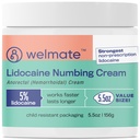WELMATE 5% Lidocaine Hämorrhoid Reliefcreme, maximale Stärke Anorectal Cream, 5,5 oz