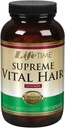 LIFETIME Supreme Vital Hair | Unterstützt gesundes Haar, Nägel & Haut | Biotin, MSM, Vitamine B, C, & A, Zink, Pferdeschwanz & More | 120 Kapsel, 30 Servieren