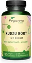 Vegavero Kudzu Root | 12.000 mg di Kuzu Root | Non-GMO & Vegan | Support Menopause | con Estratto di avena + Vitamina C | 90 capsule