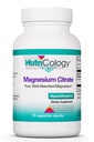 Nutricology Magnesium Citrate Supplement - Knochen- & Stress-Unterstützung, Rein, gut absorbiert, Allergiker, 170mg Vegetarische Kapseln - 90 Zähler