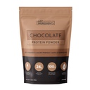JUST INGREDIENTS Schokoladenprotein-Pulver – 20-Serving-Mischung mit 100% Gras-Fed Whey & Bio Pflanzenproteine – Rich Cocoa Flavor – Unterstützt Muskelrückgewinnung, Energie*