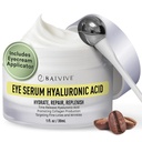 Koffein unter Augencreme für dunkle Kreise, Puffiness, Falten, Taschen Under Eye & Fine Lines mit Retinol & Multi-Peptides - Aufhellung, Hydrating & Revitalizing für Frauen & Männer, 30ml