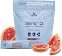 Munar Serena Magnesium Drink Mix, Blut Orange, Magnesium Glycinate und Ashwagandha Supplement, L Theanine – Calm Support, Stress Relief, Mood Boost und Schlafhilfe – 20 On-The-Go Stick Packs