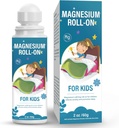 Magnesium Lotion für Kinder, Magnesium Roll on for Sleep & Calm - Hilfe Kinder beruhigen und schlafen, topische Magnesiumcreme - Unterstützung einer ausgewogenen Stimmung, Bedtime & Nacht