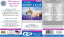 SU-PER Show Coat Supplement für Pferde - Unterstützt weiche, Silky und Shiny Coat - Schnellere Mane und Schneckenwachstum - Aminosäuren, B-Komplexe Vitamine und Mineralstoffe - 12,5 Pfund, 3 Monate Versorgung