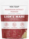 Lions Mane Powder Organic - Relaxation & Physische Verteidigung - Lions Mane Supplement für jugendliche Radiant Skin & Cognition - 2.12OZ(60 Servietten)