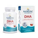 Nordic Naturals DHA, Erdbeere - 90 Soft Gels - 830 mg Omega-3 - High-Intensity DHA Formel für Gehirn & Nervous System Support - Non-GMO - 45 Servietten
