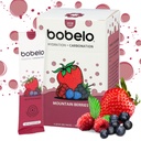 Bobelo Self Carbonating Hydration Packets | Low Calorie Drink Mix, Elektrolyt-Pulver-Packets | Keto Friendly, Sugar Free Water Enhancer | Soda & Sparkling Water Alternative | Mountain Berries(30ct)