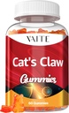 Katzen Krallen Kräuterzusätze 1000mg Gummi - Uncaria Tomentosa Extrakt, Vegan Immununterstützung, Gelenke Gesundheit, Entzündungsausgleich, Gesamt Wellness, Zuckerfrei, Glutenfrei, 60 Kaubare