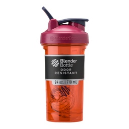 BlenderBottle Shaker Bottle Pro Serie Perfekt für Protein Shakes und Pre Workout, 24-Ounce, Coral
