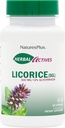 NaturesPlus Kräuter-Aktive Licorice (DGL) 500 mg - 60 Kapseln, Packung mit 4 - Unterstützt gesunde Verdauung & Gesamt Wohlbefinden - Vegetarisch, Glutenfrei - 240 Gesamt Servierungen