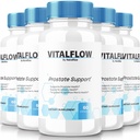 (5 Pack) VitalFlow Capsules, VitalFlow Advanced Prostate Support Formula, Offizielle natürliche Formel zu Regain Control, maximale Stärke Pillen zu unterstützen Wellness, Vital Flow Reviews (300 Kapseln)