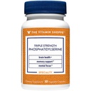 Vitamin Shoppe Triple Strength Phosphatidylserine für Gehirn, Memory & Focus Support, einmal täglich - (30 Gemüsekapseln)