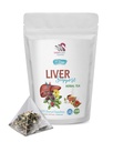 Liver Detox Kräuter - LIVER DETOX HERBAL TEA, 14 Tage - Burdock Wurzel und Löwenzahn Tee, Leber Unterstützung Tee Bio, Leber Detox Tee Koffein frei, Leber reinigende Detox & Reparatur Kräutertee, 1 Packung 14 Taschen