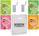SENSORY4U Grab and Go Geschenkset SaltStick mit neuen Fastchews Flavors und Race Ready Tubes - Lemon Lime Orange Green Apple und Watermelon Elektrolyt Tablets