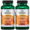 Swanson Folic Acid 800 mcg (1Vitamin 335 mcg Dfe Folate) 250 Kapseln (2 Packung)
