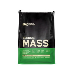 Optimum Nutrition Serious Maß Weight Gainer Protein Powder, Vitamin C und Zink für Immununterstützung, Vanille, 12 Pfund (Packaging May Vary)