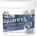 2. Skin Dressing 1" Squares (200 Count) - Blister Pads für Füße & Körper - Cool Gel Relief Patches - 95% Wasserformel - Nicht-Stick Chafing Protection - Tragbare Erste Hilfe für Athleten &amp; Wanderer