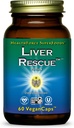 HealthForce SuperFoods Liver Rescue - Natürliche Leberreiniger - mit Milch Thistle & Dandelion Root - Glutenfrei & Vegan - 60 Kapseln