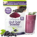 Aronia Berry Powder | 52 Servierungen | Unterstützt Verdauung und Gut Gesundheit | Schwarze Chokeberry-Ergänzung | Hergestellt mit Organic Aronia Beeren | Aronia Berry Powder von Black Chokeberry Plant