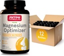 Jarrow Formeln Magnesium Optimizer Nahrungsergänzungsmittel, unterstützt Nerve, Muskelfunktion und Knochengesundheit, 200 Tabletten, 100 Tage Versorgungspaket von 12