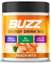 Morning Buzz Energy Drink Powder - Energy Boost Drink Mix - Zuckerfreie Energie mit Antioxidantien - Morning Kickstart und Sports Nutrition Endurance Produkt - 30 Servierungen, Peach Rita, 8 Unzen