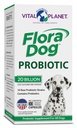 Vital Planet - Flora Dog Probiotic Capsules Supplement mit 20 Billion Kulturen und 10 Strains, hohe Potenz Immun- und Verdauungsunterstützung Probiotika für Hunde, 30 Delayed Release Kapseln