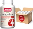 Jarrow Formeln Arginin 1000 mg, Nahrungsergänzungsmittel, unterstützt Nitric Oxide Produktion, Unterstützt Proteinsynthese, 100 Tabletten, bis 100 Tage Versorgung (Pack von 12)