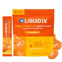 Liquid I.V.® Hydration Multiplikator +Immune Unterstützung - Tangerine | Elektrolyt Pulver Getränke Mix | 1 Packung (14 Servierungen)