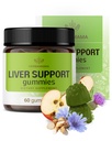 HERBAMAMA Liver Support Gummies - Herbal Complex for Liver Detox and Cleanse - Vegan, Non-GMO Overall Support Supplement - 60 Pectin-Based Apple-Flavored Chews
