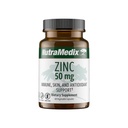 NutraMedix Zinc 50mg - Ergänzungen für eine gesunde Immunabwehr, Hautgesundheit und Antioxidantien-Unterstützung - leicht zu digest Zink für Immungesundheit (60 Kapseln)