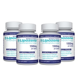 Lipozene dieta pillole - supplemento di perdita di peso - 4 bottiglie di 30 capsule ciascuno, un totale di 120 capsule!