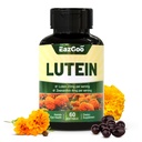 Lutein für Augen, Lutein 20mg, Lutein und Zeaxanthin Ergänzungen, Augenergänzungen, Eyestrain Relief & Support Vision Health, Vegan, 60 Softgels