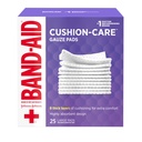 Band-Aid Brand Absorbent Kissen Pflege Sterile Quadrat Gauze Pads für Erste Hilfe Schutz von Minor Cuts, Scrapes & Burns, Non-Adhesive, Wound Care Dressing Pads, Large, 4 in x 4 in, 25 ct