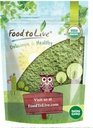 Lebensmittel zu leben Bio-Wheatgrass-Pulver, 8 Unzen — Non-GMO, Ganzblatt, Roh, Nicht-Irradiiert, Rein, Vegan Superfood, Bulk, Groß für Saft, reich an Faser, Chlorophyll, Fettsäuren und Mineralien