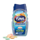 TUMS Smoothies Extra Strength Antacid Kautabletten für Sodbrennen Relief, sortierte Frucht - 60 Count (Pack von 1)