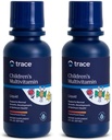 Trace Minerals | Kid's Multi | Liquid Multivitamin Supplement mit Vitamin C, Zink, & Minerals | Unterstützt gesunde Knochen und Immunität bei Kindern | Natürliche Citrus Punch Flavor | 96 Servierungen, 8 fl oz (2 Pack)